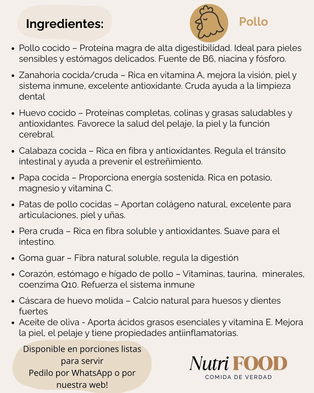 NutriFOOD Pollo